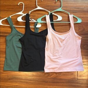 Aeropostale Women's Tank Tops - Black, Pink, Green